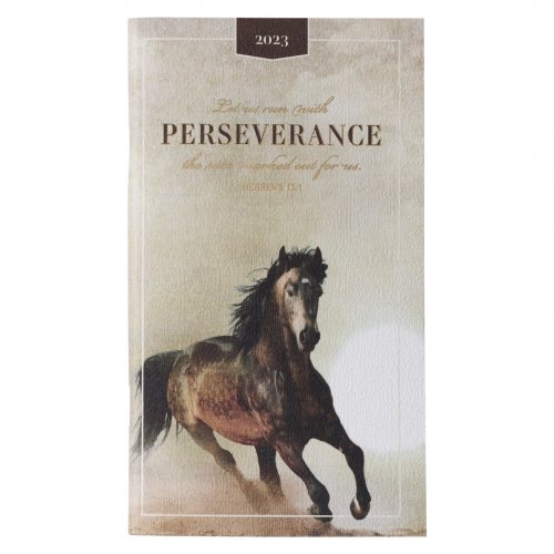 2023 Small Daily Planner Run With Perseverance Heb. 12:1