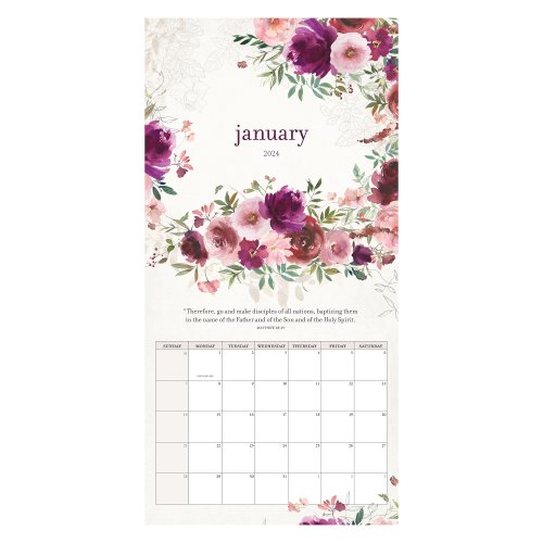 2024 Everything Beautiful - Ecclesiastes 3:11 Large Wall Calendar