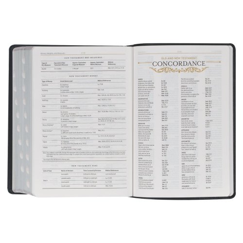 KJV Study Bible Faux Leather, Black