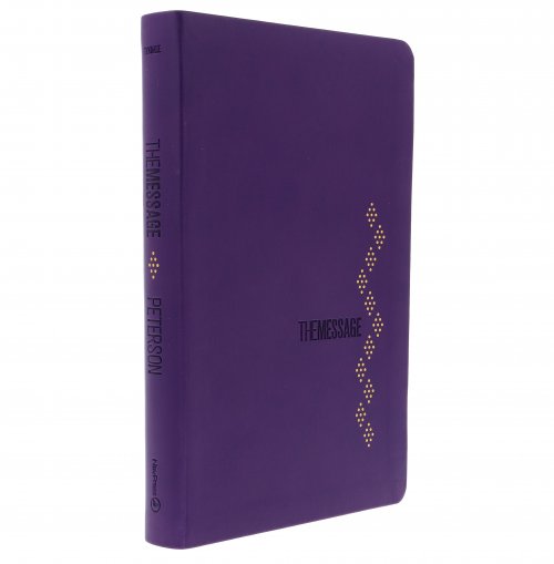 The Message Bible, Deluxe Gift Edition, Bible, Purple, Imitation Leather, Paraphrase, Presentation Page, Maps, Ribbon Marker