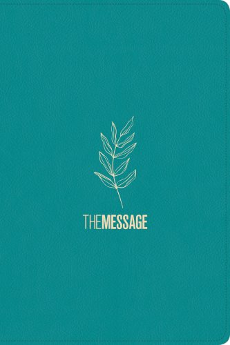 The Message Deluxe Gift Bible (Leather-Look, Hosanna Teal)