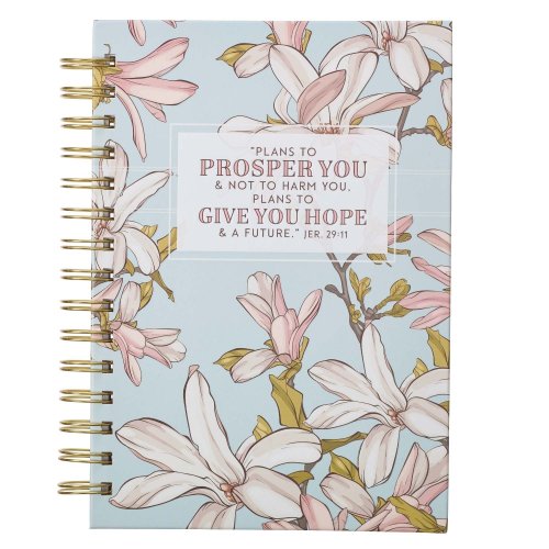 Plans To Prosper You Large Wire bound Journal - Jeremiah 29:11