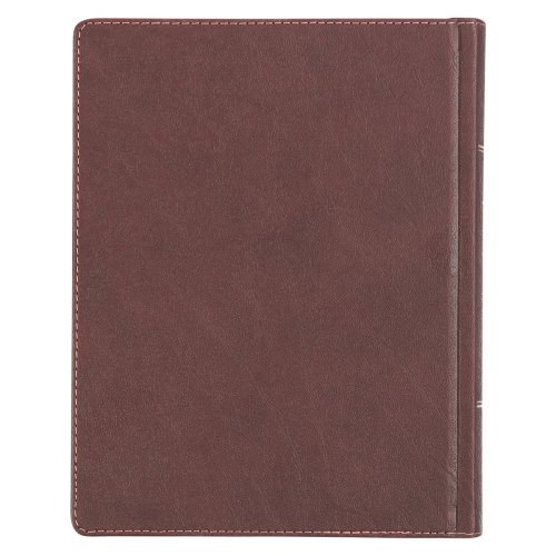 KJV Note-taking Bible Faux Leather HC, Brown/Pink