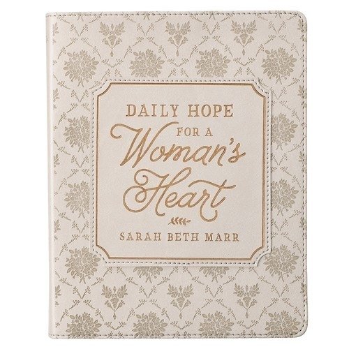 Devotional Daily Hope for a Women's Heart Faux Leather