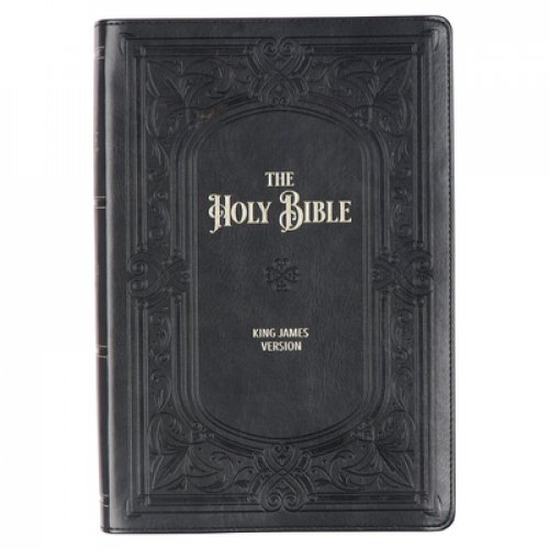 KJV Bible Giant Print Full-size Faux Leather, Midnight Blue