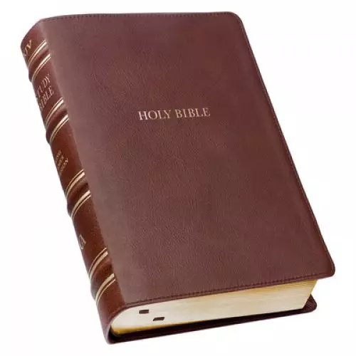 KJV Study Bible Full-grain Leather, Saddle Tan