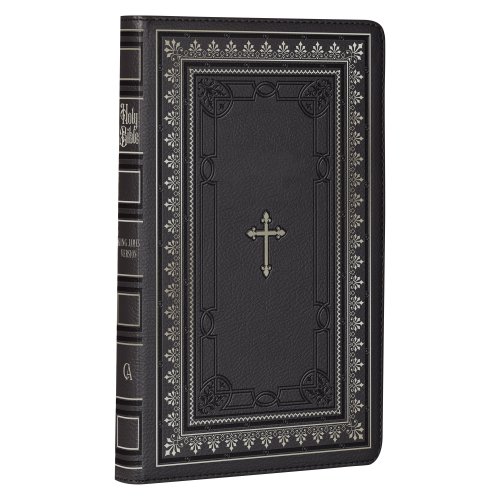 KJV Bible Deluxe Gift Faux Leather, Black