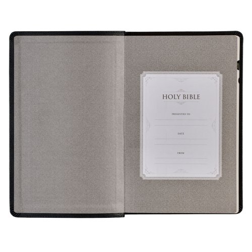 KJV Bible Deluxe Gift Faux Leather, Black