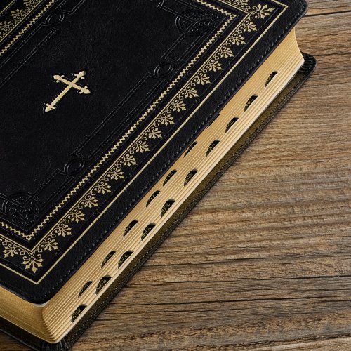 KJV Bible Deluxe Gift Faux Leather, Black