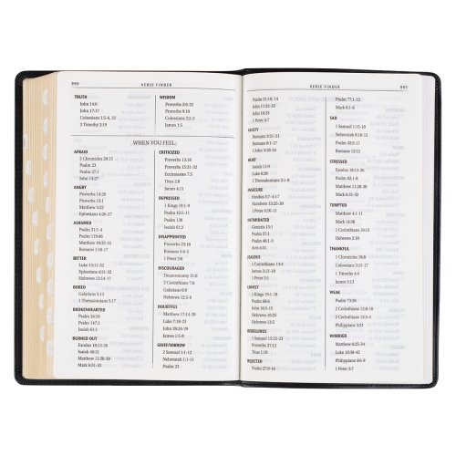 KJV Bible Deluxe Gift Faux Leather, Black
