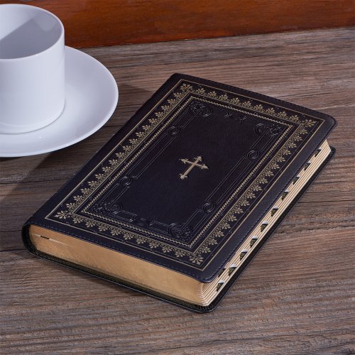 KJV Bible Deluxe Gift Faux Leather, Black