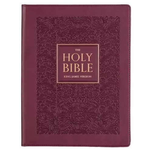 KJV Note-taking Bible LP Faux Leather HC, Plum
