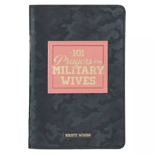 101 Prayers for Military Wives Faux Leather Gift Book