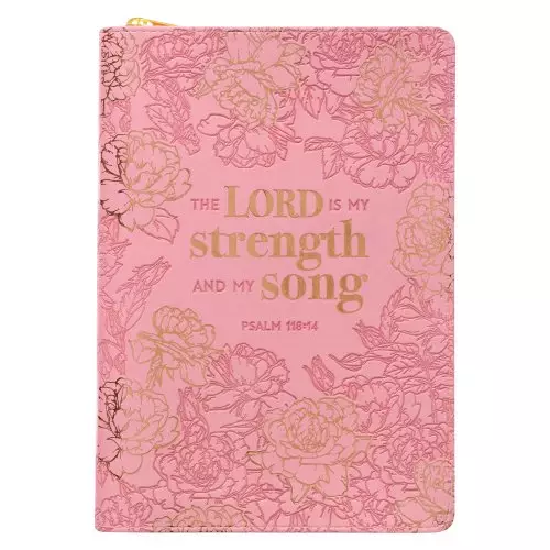 Journal w/Zip My Strength and My Song Psalm 118:14