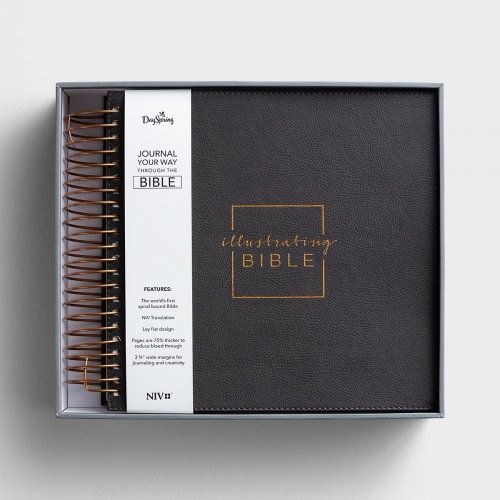 NIV Illustrating Bible, Dark Gray (Spiral Bound)