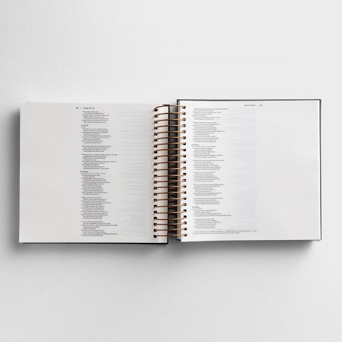 NIV Illustrating Bible, Dark Gray (Spiral Bound)