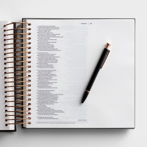 NIV Illustrating Bible, Dark Gray (Spiral Bound)