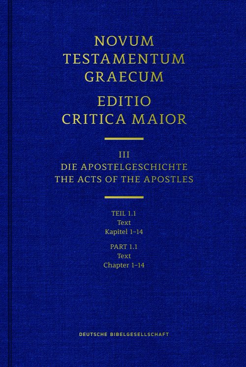 Novum Testamentum Graecum ECM Part 1.1