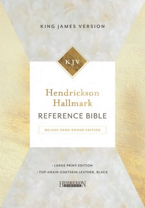 Hendrickson Hallmark Reference KJV Bible: Deluxe Hand-Bound Edition