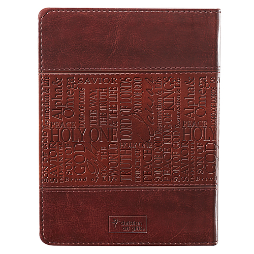 Names of Jesus (Brown) Flexcover Journal