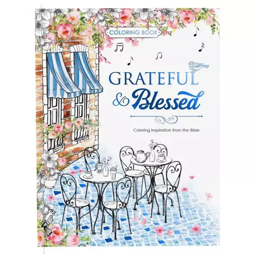 Coloring Book Grateful & Blessed