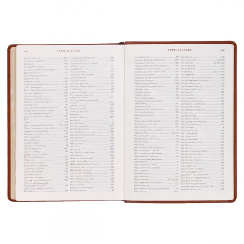 NLT Spiritual Growth Bible, Tan, Imitation Leather, Articles, Book Introductions, Character Profiles, Cross-References, Topical Index, Presentation Page, Ribbon Markers, Thumb Index