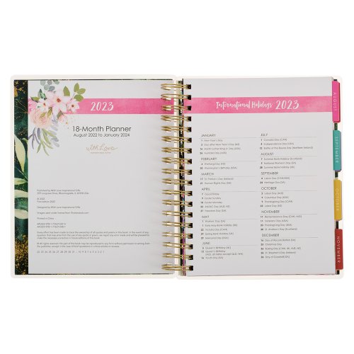 2023 18-Month Planner A Moment In Time