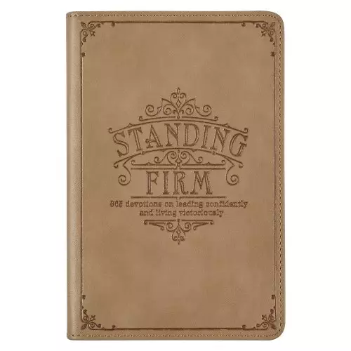Devotional Standing Firm Faux Leather