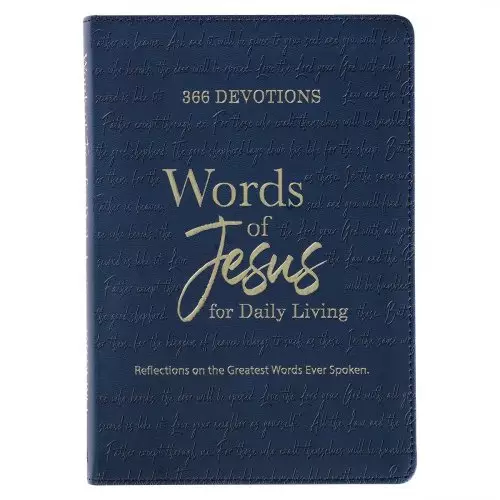 Devotional Words of Jesus for Daily Living Faux Leather