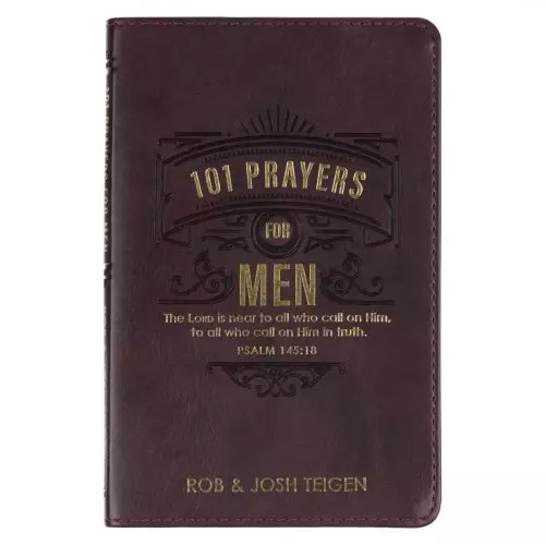 101 Prayers for Men Faux Leather