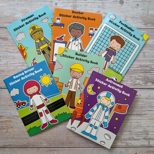 My Mini Sticker Activity Set - 6 Books Over 150 Stickers (Blue Box)