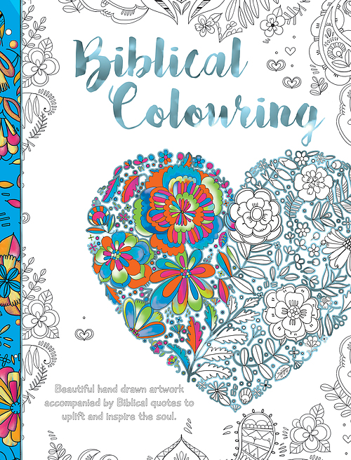 Biblical Colouring Book: Heart