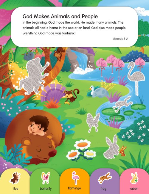 Sparkly Sticker Bible: Storybook