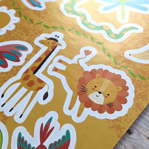 Big Sticker Book - Wild Animals