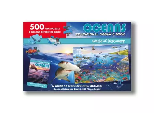 World of Discovery  Large Jigsaw/Book Set - Oceans