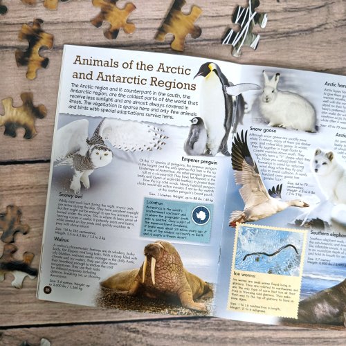 World of Discovery Large Jigsaw/Book Set - Amazing Animals