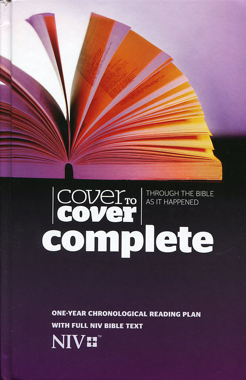 Niv Cover To Cover Complete One Year Bible Purple Hardback Chronological Reading Plan Anglicised Edition