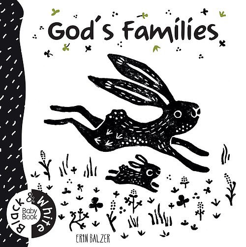 God's Families: Black And White Baby Book