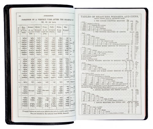 KJV Newberry Study Bible, Black, Leather, Boxed, Large Type, Single Column, Maps, Articles, Bible Introductions, Testament Introductions, Charts, Gilt Edged
