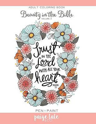 Download Beauty In The Bible Volume 2 Adult Coloring Book Free Delivery When You Spend Pound 10 At Eden Co Uk