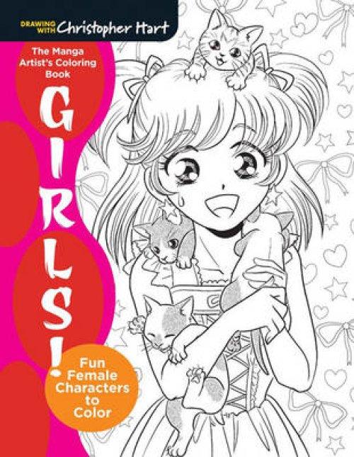 COLORING BOOK OF MANGA GIRLS, THE