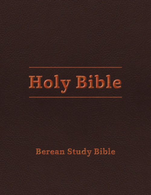 Berean Study Bible (Burgundy Leatherlike)
