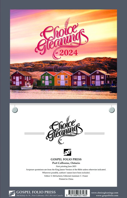 Choice Gleanings 2024 Wall Calendar