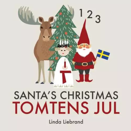 Santa's Christmas Tomtens jul: A bilingual Swedish Christmas counting book - En tv