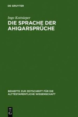 Sprache Der Ahiqarspruche