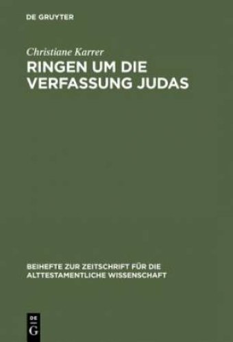 Ringen Um Die Verfassung Judas