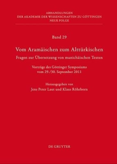 Vom Aramaischen Zum Altturkischen