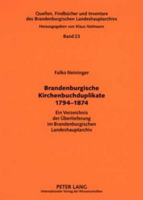 Brandenburgische Kirchenbuchduplikate 1794-1874