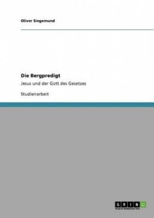 Bergpredigt