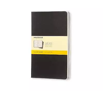 Black Moleskine Large Squared Cahier Journal Set